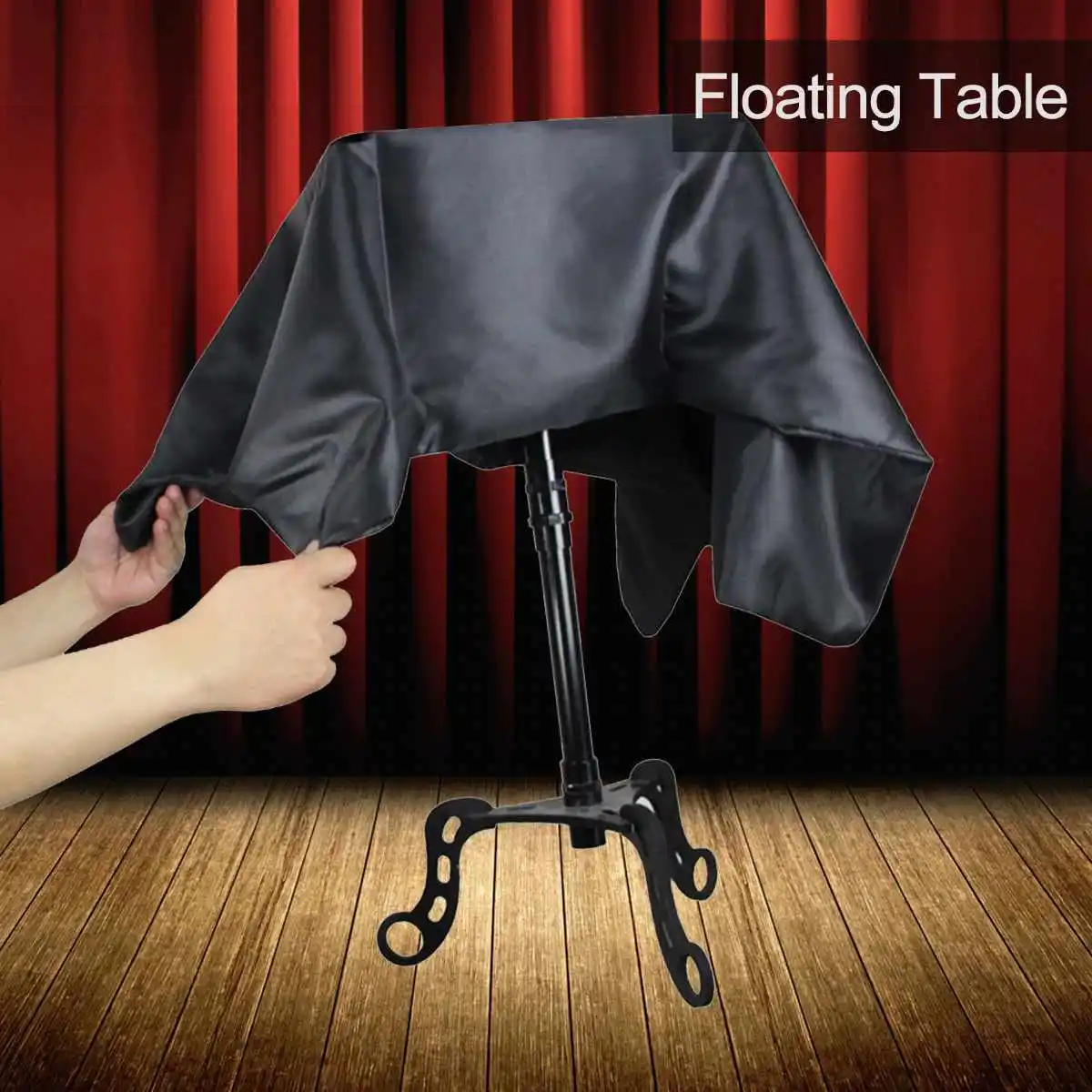 

Black Floating Table Magician Levitation Trick Table Stage Magic Flying Floating Table Magic Prop Tricks Accessory Children Toy