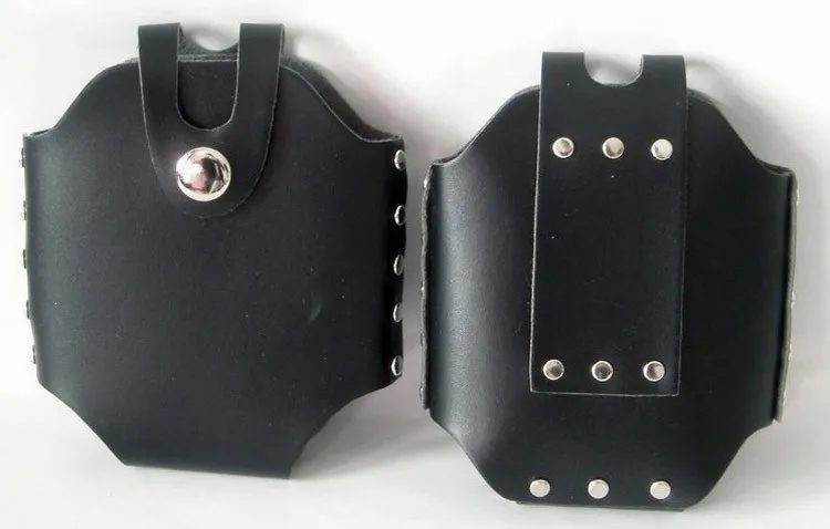 Hip flask leather cover