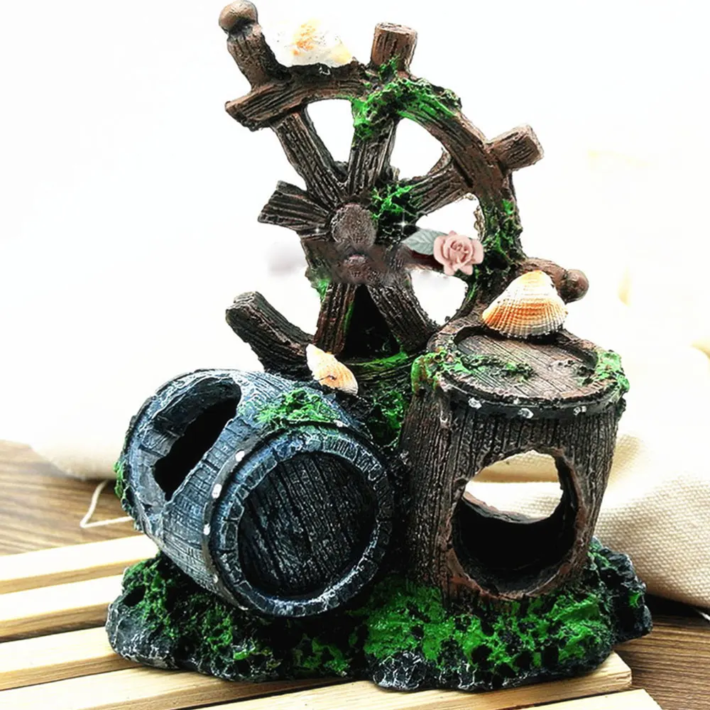 

Resin Aquarium Ornament Plastic Decoration Plant for Fish Tank Accessories Home Pet Fish Tank Decor Supplies
