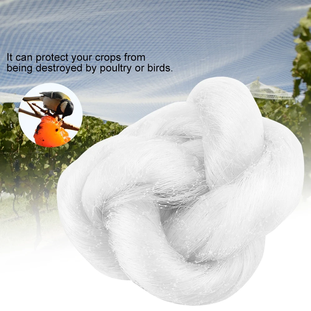 

Anti Bird Netting Plastic Pond Fruit Tree Vegetables Net Protection Crops Flower Garden Mesh Protect Gardening Pest Control