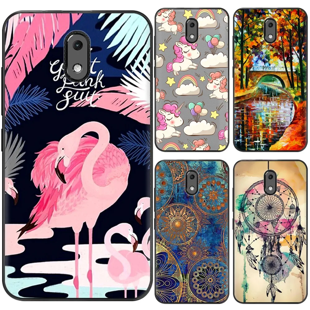 

Soft Phone Case Silicone Cover For Wiko Sunny 3 MINI 4-inch TPU Fashion Colorful Pattern Painted Transparent Case