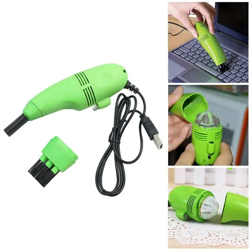

USB Computer Keyboard Vacuum Cleaner Keyboard Brush Mini Vacuum Cleaner Laptop Cleaning Dust Brush Kit