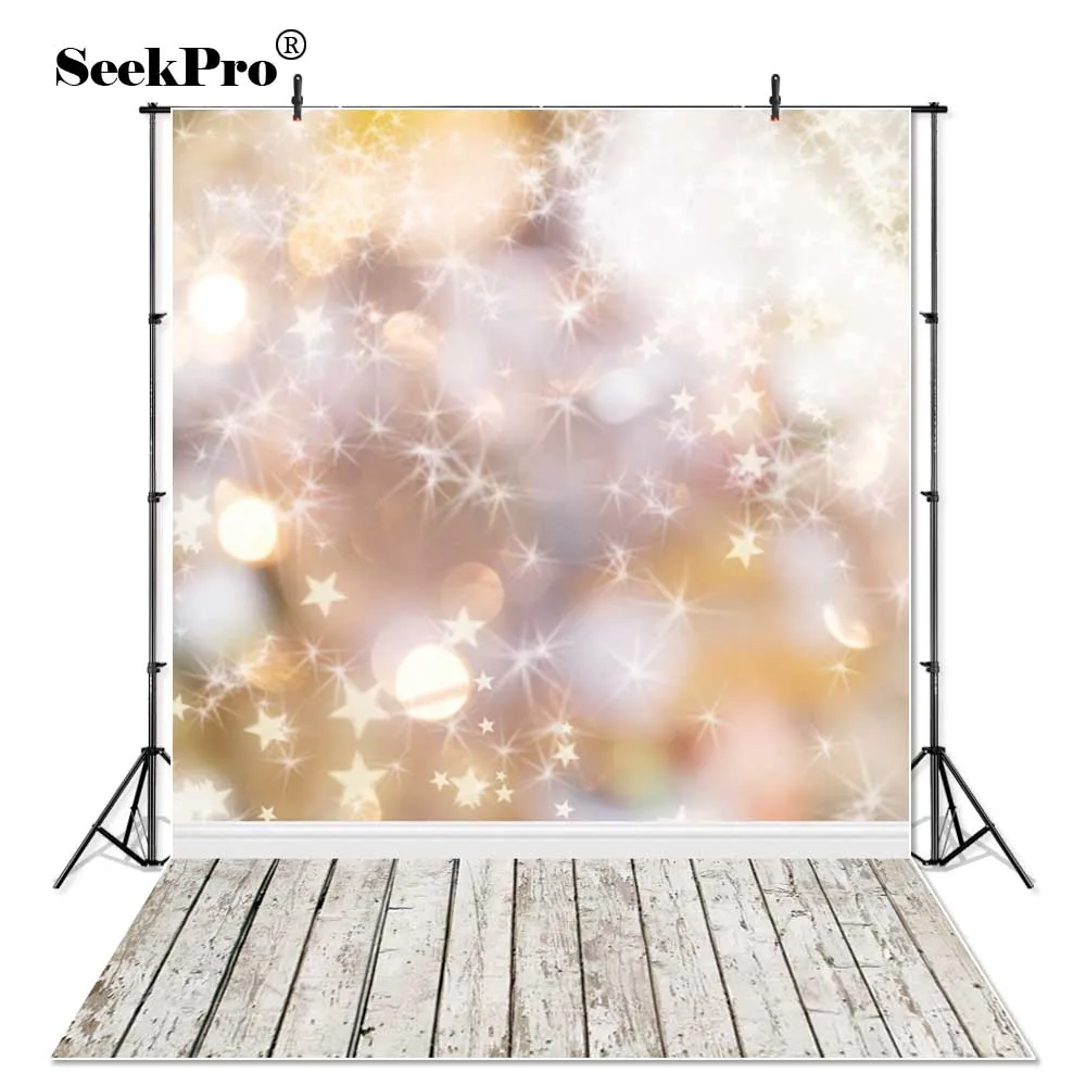 

Star Firework Bokeh Photo Backgrounds Christmas Celebrity Printed children photographic Backdrop Christmas Warming Up Selling