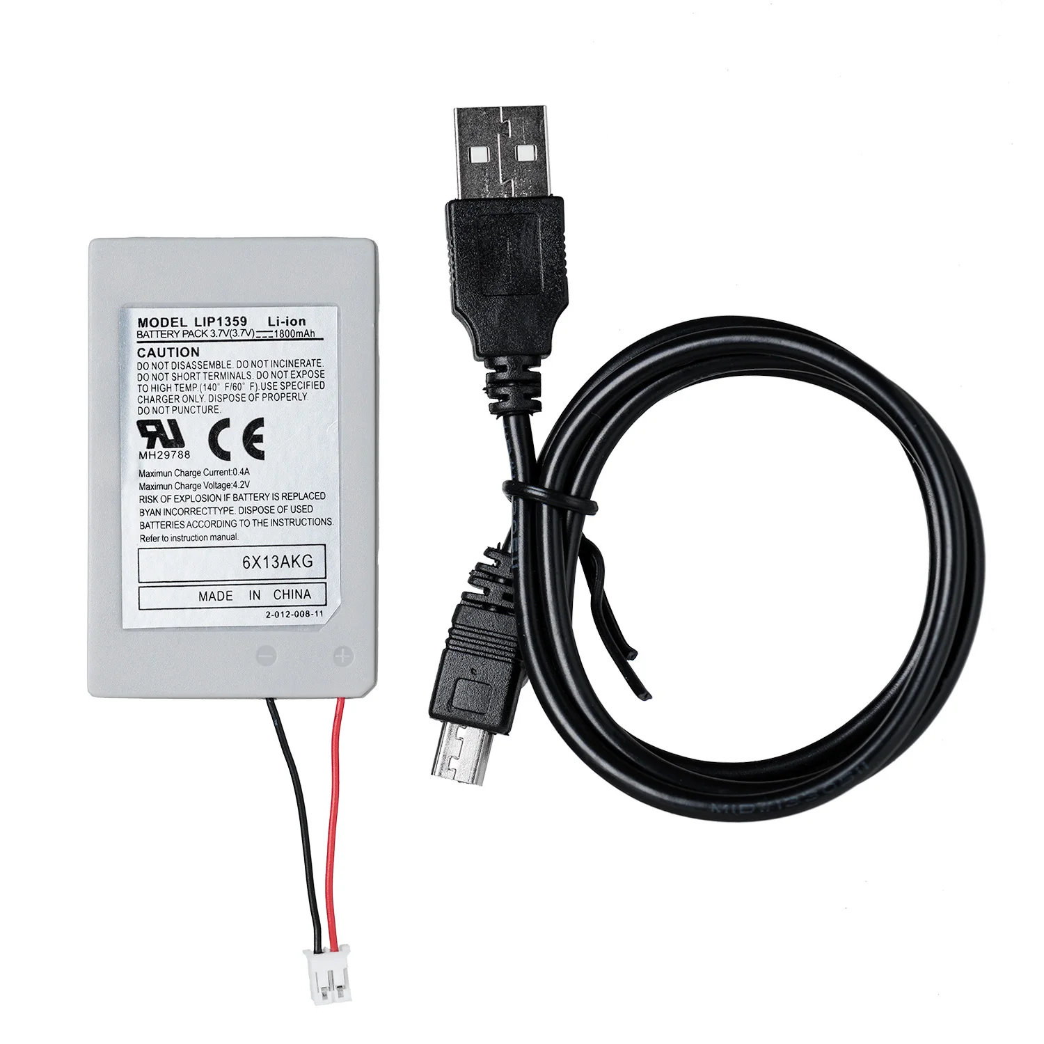 

3.7V 1800mAh Rechargeable Li-ion Battery Pack Replacement for Sony PS3 Wireless Bluetooth Controller