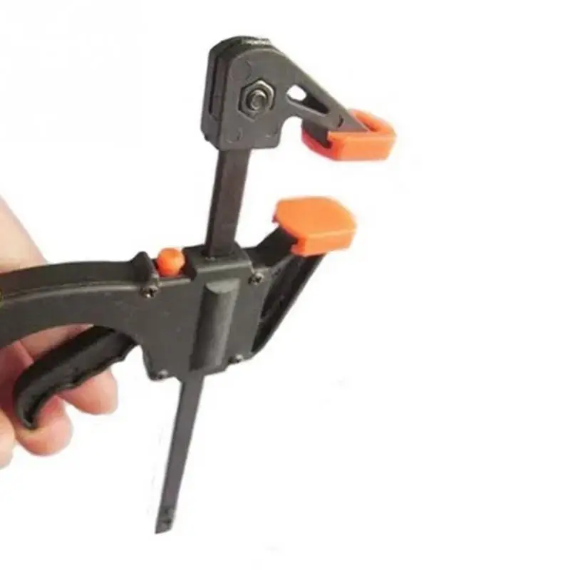 

Quick Woodworking Clip DIY Carpentry Quick Release Bar Clamp Practical 4 inch Plastic Woodworking Bar F Clamp Clamping Device
