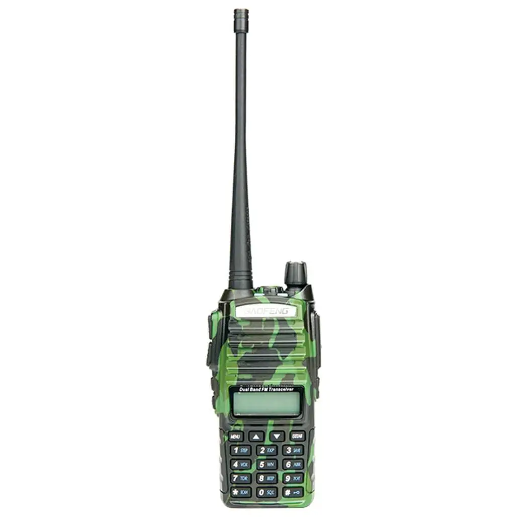 VHF/UHF Двухдиапазонный портативный Беспроводная рация двухсторонний 8 Вт 480,00-400 МГц радио 5-10 км FM 128 трансивер