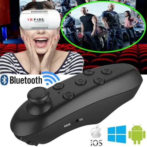 

Wireless Bluetooth Gamepad VR-BOX Remote Control For iPhone Samsung Gear Android