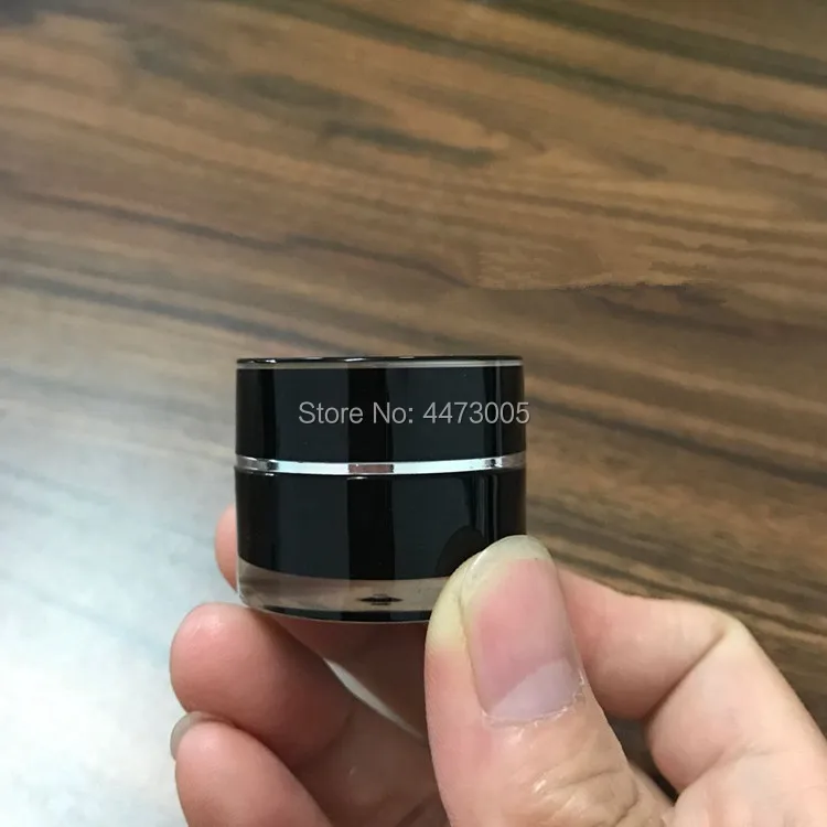 

30/50pcs 5g Empty Cosmetic Refillable Bottles Acrylic Eyeshadow Makeup Face Cream Jar Pot Container Bottle