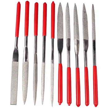 

Shina 10pcs 5x180mm Diamond Needle File Coated Set Jewelry Precision Repair Tools