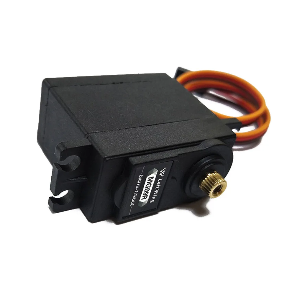 

Left-Wing MG09R 180 Degree High Torque Metal Gear Double Ball Bearing For Remote Control Toy C Helicopter Car Boat Servo Motor