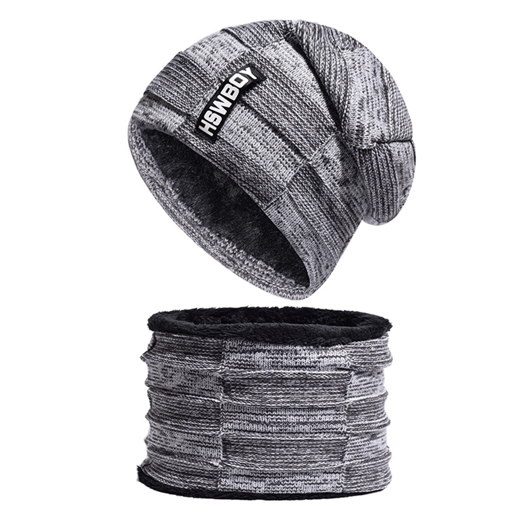 Зимние шапки Skullies Beanies 2018 шарф мужская шапка зимние для мужчин и женщин шерстяные