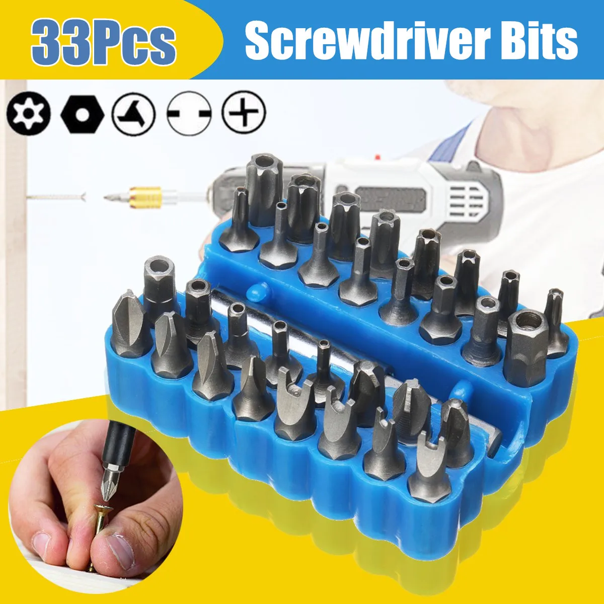 Screws Security Tamper Proof Spanner Star Hex Wing Screwdriver Bits