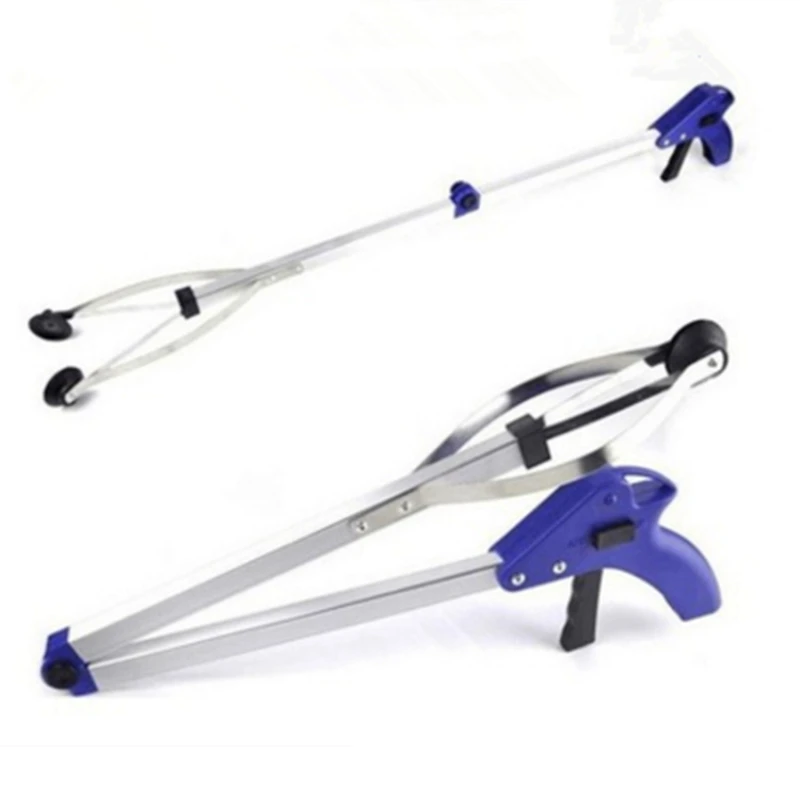 

82cm Foldable Garbage Pick Up Tool Grabber Reacher Stick Reaching Grab Extend Reach Tgl18