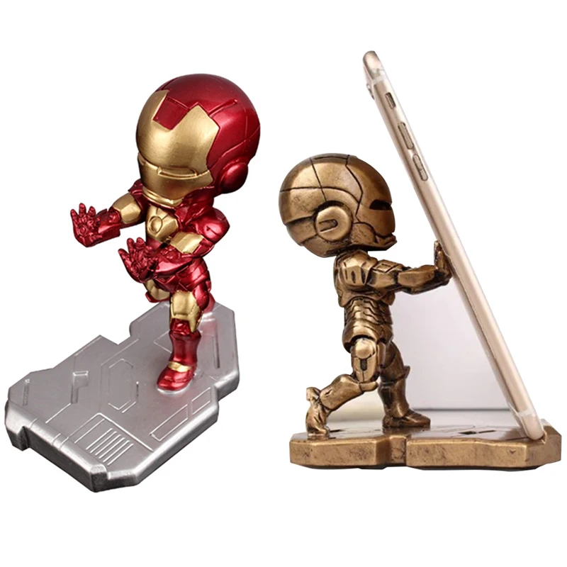

Mi Mijia Iron Avenger Man Cool Bracket Stand Cartoon Marvel Office Desktop Holder Desk Accessories for iPhone Xiaomi Samsung