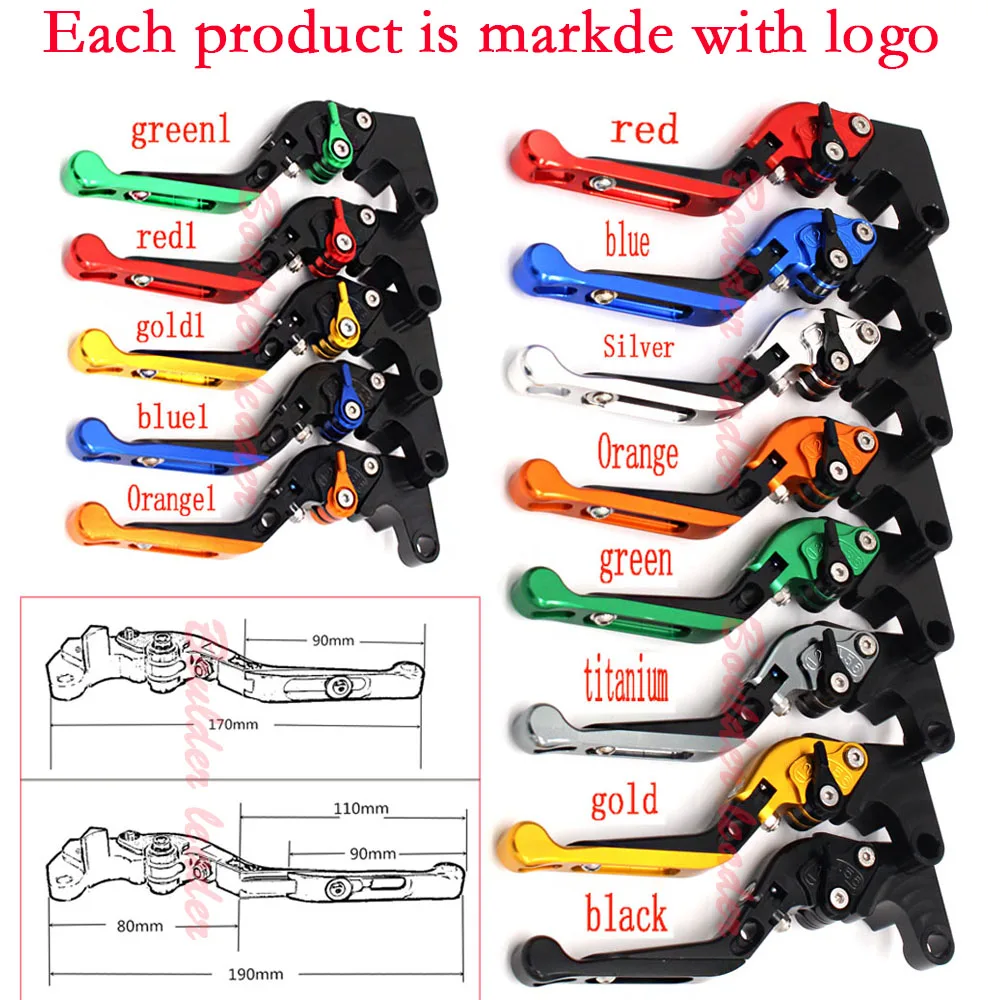 For HONDA CBR 600 RR CBR954RR 2002 CBR600RR 2003 2004 2005 2006 Motorcycle CNC Adjustable Foldable brake Clutch Levers