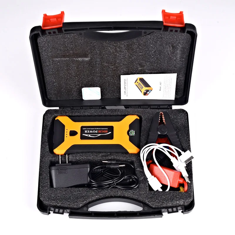 Car Jump Starter Portable 600A 4 USB Car Battery Booster Charger