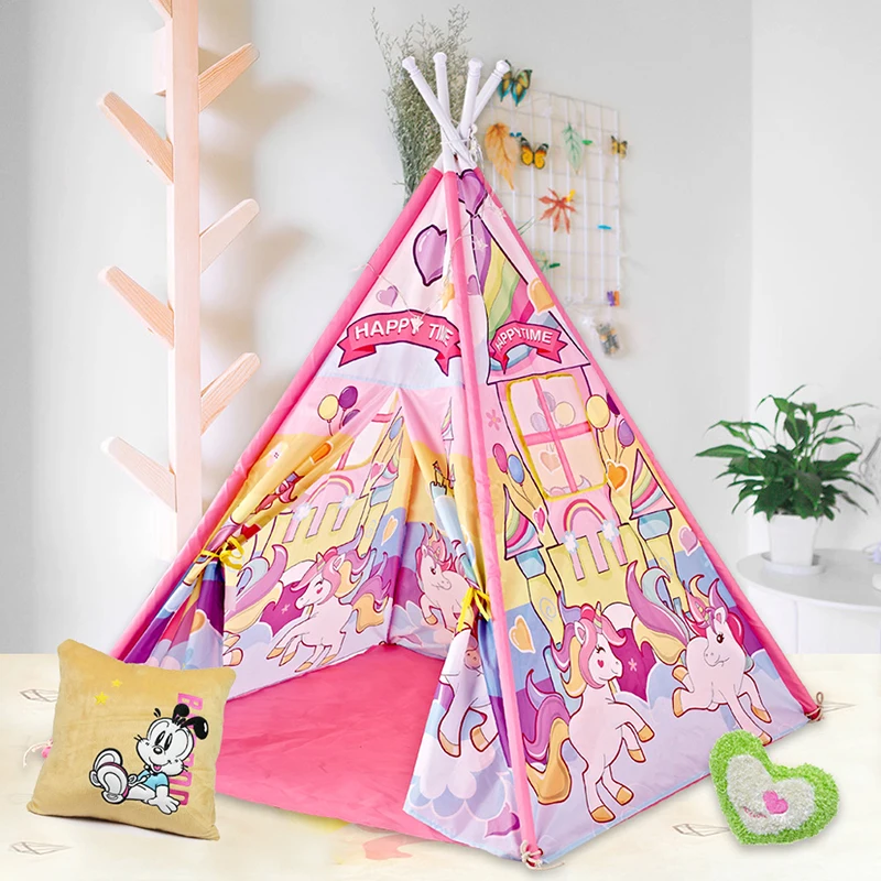 Горячая Складная Крытая и уличная игрушка палатка для детей портативный принц складной тент детский замок игровой Домашний детский подарок