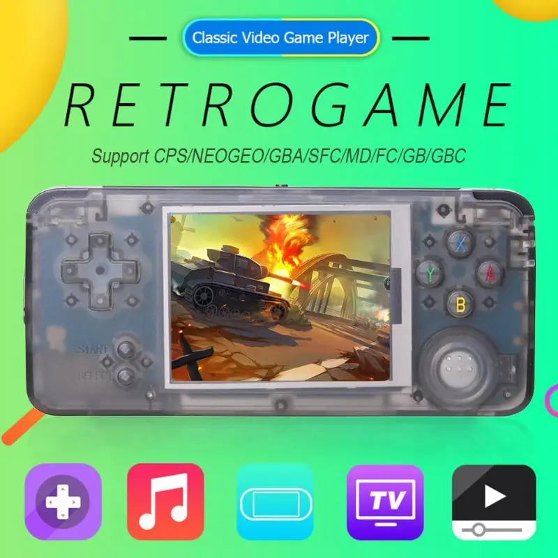 

Retro Game Console 3.0 inch Screen 16GB Games Player Built-in 3000 Games Portable Children Adult Leisure Game Machine