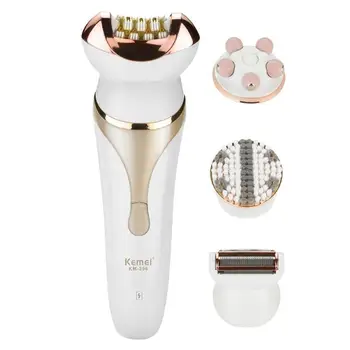 

5 In1 Wet Dry Women Shaver Female Epilator Shaving Machine for Beauty Hair Care Lady Hair Removal Trimmer Epilator Cleaning
