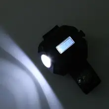 Светодиодный тактический наручные светильник Дисплей Перезаряжаемые наручные часы вспышки светильник фонарь ручной вспышки светильник часы светильник ночного отдыха на открытом воздухе