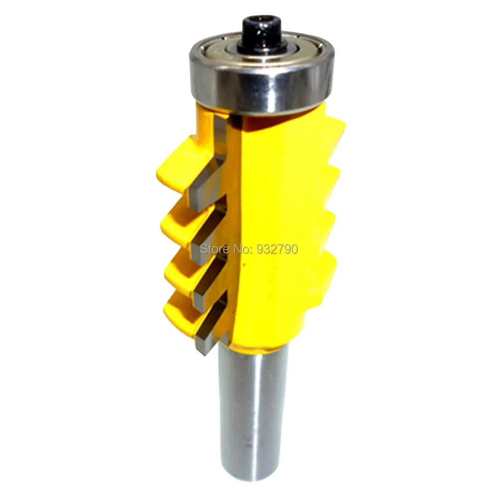 

1/2'' Straight Shank Router Bit Tenon Woodworking Drill Bit Wood Milling Cutter 4 Blade for Mdf Solid Wood Particleboard Plywood