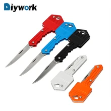 DIYWORK мини брелок нож резак бумаги ключ складной нож Карманный Кемпинг Открытый Инструменты для выживания Овощечистка письмо Открыватель коробок