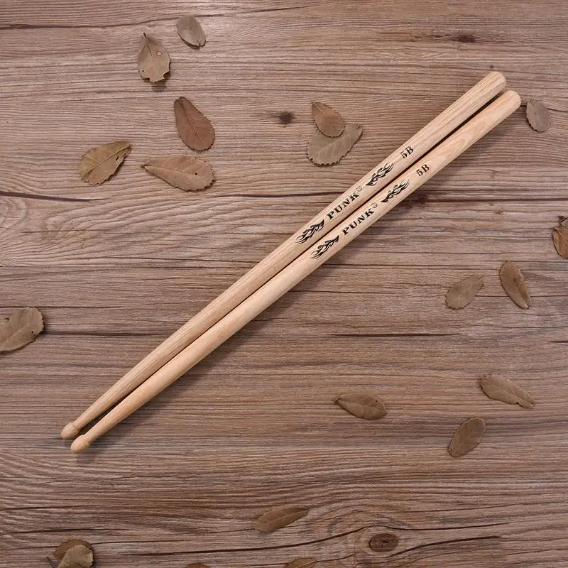 

1 Pair Of Drum Sticks Russian Ash Wooden 5B Olive Ash Sticks Drums Percussion Instruments Parts & Accessories