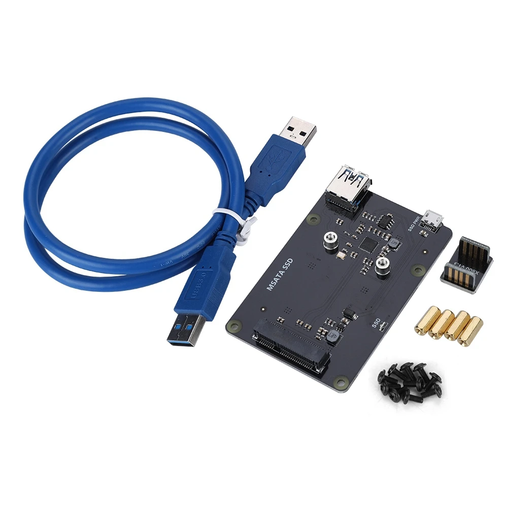 

Upgraded Version V3.0 X850 MSATA SSD Storage Expansion Board for Raspberry Pi