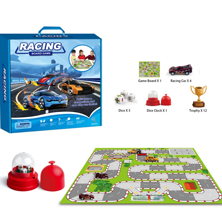 Children Puzzle Racing Track Changeable Assembling Plastic Racing Car
