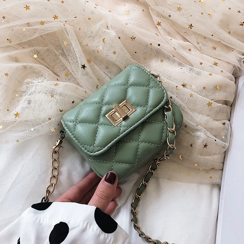

Luxury Brand Small Crossbody Bags Women 2019 Quality PU Leather Female Designer Handbags Ladies Lattice Shoulder Messenger Bag
