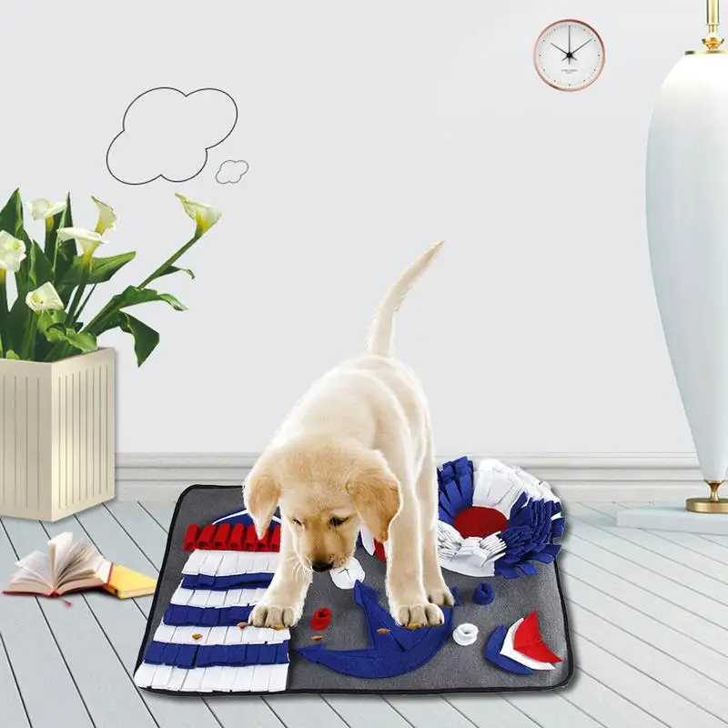 Pet Dog Sniffing Mat Find Food Training Blanket Play Toys Dog Mat For