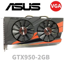 Asus GTX-950-OC-2GB GT950 GTX950 2G D5 DDR5 128 Bit nVIDIA PC настольные видеокарты PCI Express 3,0 компьютерные видеокарты
