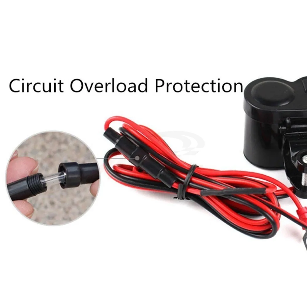12V автомобильный мотоцикл велосипед Водонепроницаемый прикуриватель