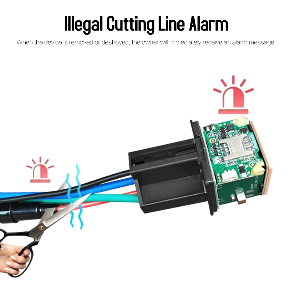 

Car Tracking Relay GPS Tracker Device GSM Locator Remote Control Anti-theft Monitoring Cut Off Oil Power System Car GPS Tracker