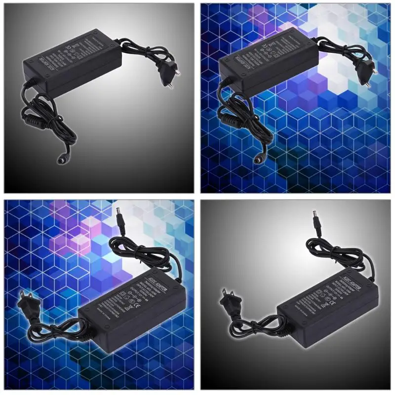 

1pcs power adapter 12V 4A AC to DC 12V 4A Power Adapter Dual Cable Converter Universal US/EU Plug Over voltage protection