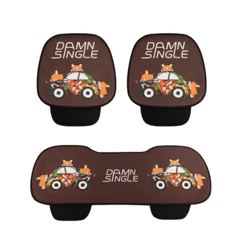 

1Pc Seat Cushion Cartoon Pattern Portative Coffee Soft Seat Mat Car Interior for Gift Decoration Car Seat Car Chair