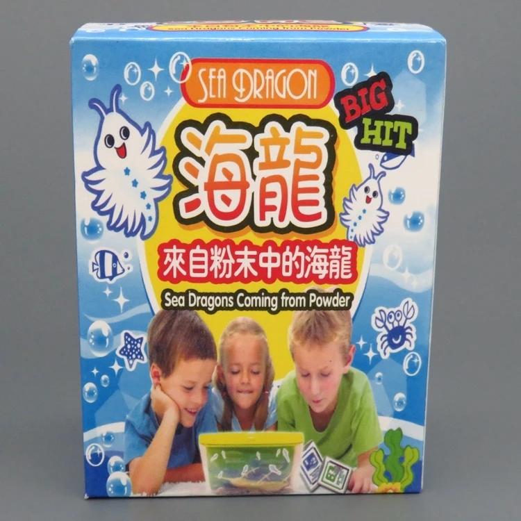 Lovely Gift Incubate Ocean Pets Sweet Words/Small Sea Monkey/ Sea Dragon Coming From Powder Marine Organism DIY Novelty Toy