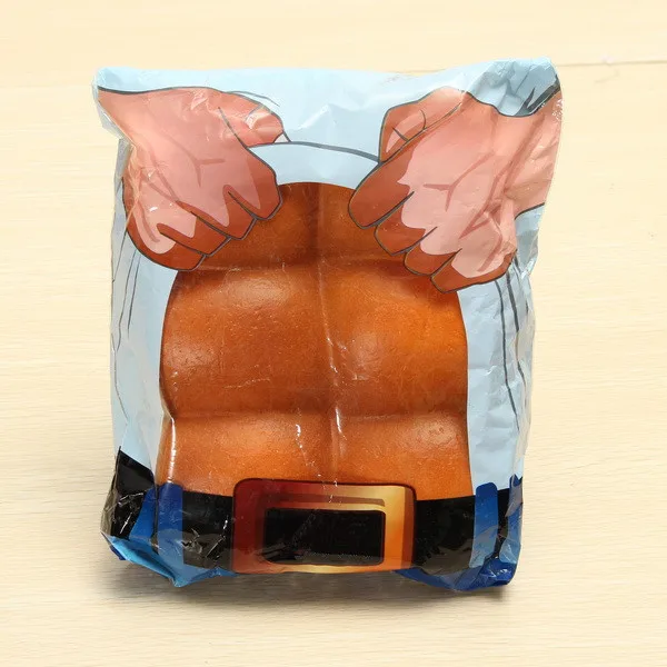 

Super Slow Stress Release Rising Abdominal Muscle Bread With Original Package Funny Gift Toy Eliminate Stress Relief Children