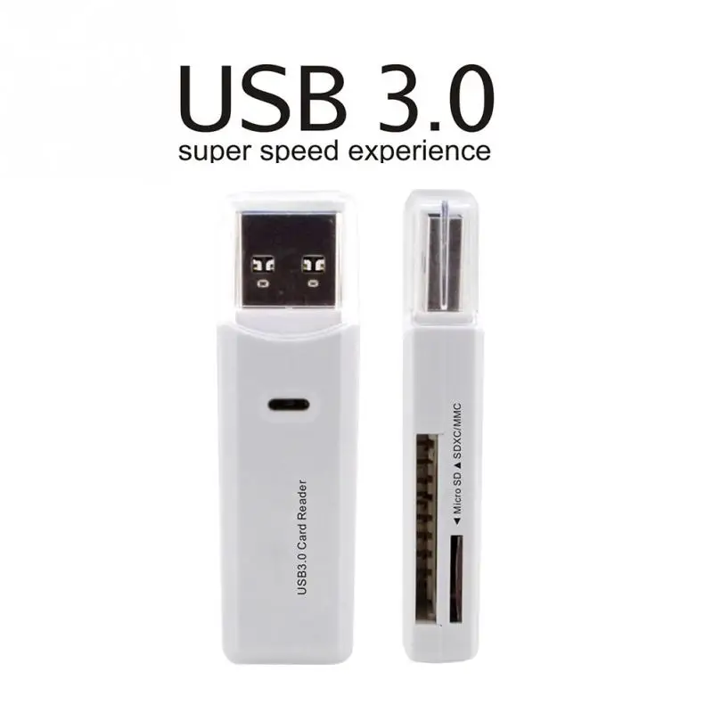 Mutifuctional USB 3 0 кардридер 2 слота/MMC + Micro/T flash для ПК ноутбука и Mirco порт