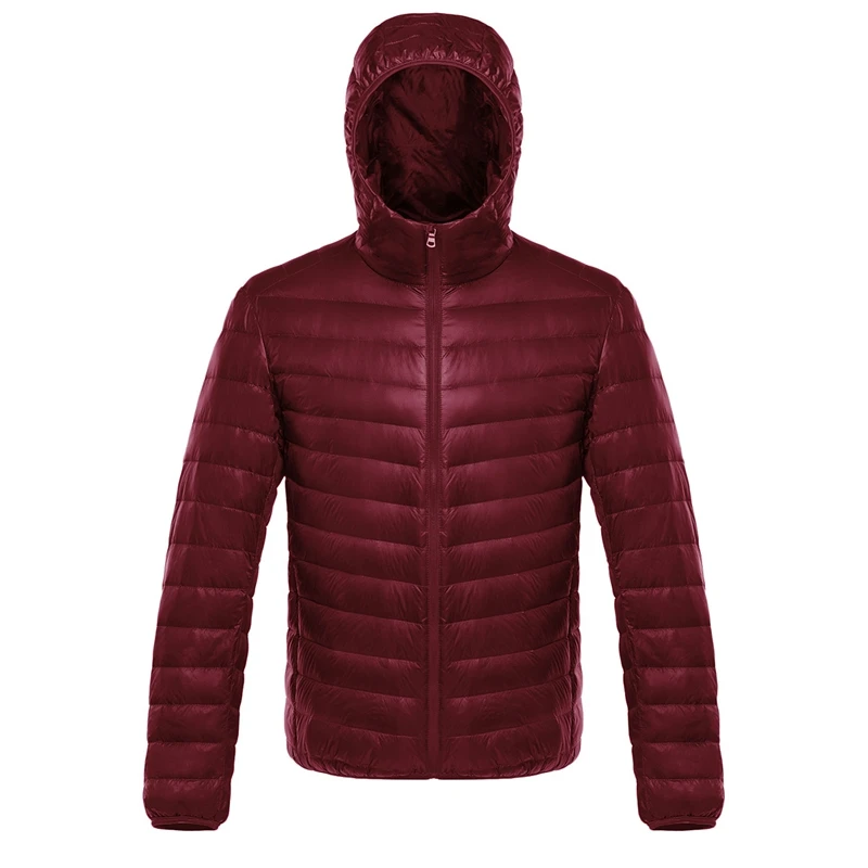 Down Jacket Mens Jacket Bang Down Coat Male Ultra Light Down Jacket Men's Warm Jackets Windbreaker Lightweight Coat Feather Puffer Parka Feather