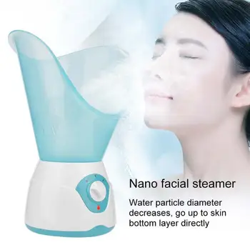 

50ml Nano Face Moisturizing Steamer Facial Mister Warm Cold Mist Atomization Sprayer EU Plug