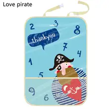 Рождественский подарок, чехол для заднего сиденья, пиратский водонепроницаемый детский грязный защитный коврик для сиденья, детское кресло от грязи