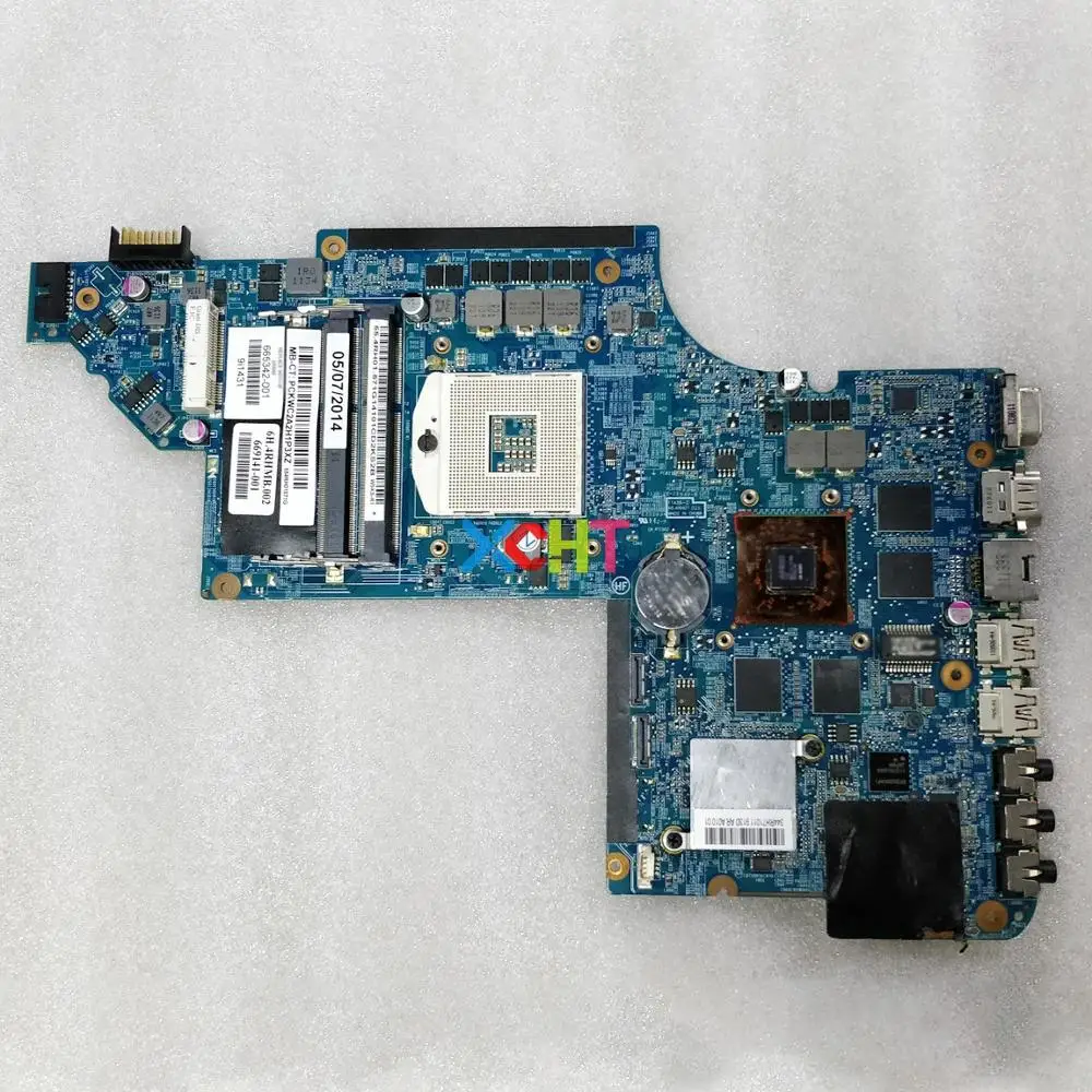 

665342-001 w HD6770/2G Graphics for HP Pavilion DV6-6000 Series DV6T-6B00 DV6T-6C00 Notebook PC Motherboard Mainboard Tested