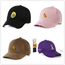 Гамбургер Вышивка Узор Бейсбол кепки s Snapback хип хоп черный кепки дизайнер шляпа для мужчин женщин козырек шапки Bone