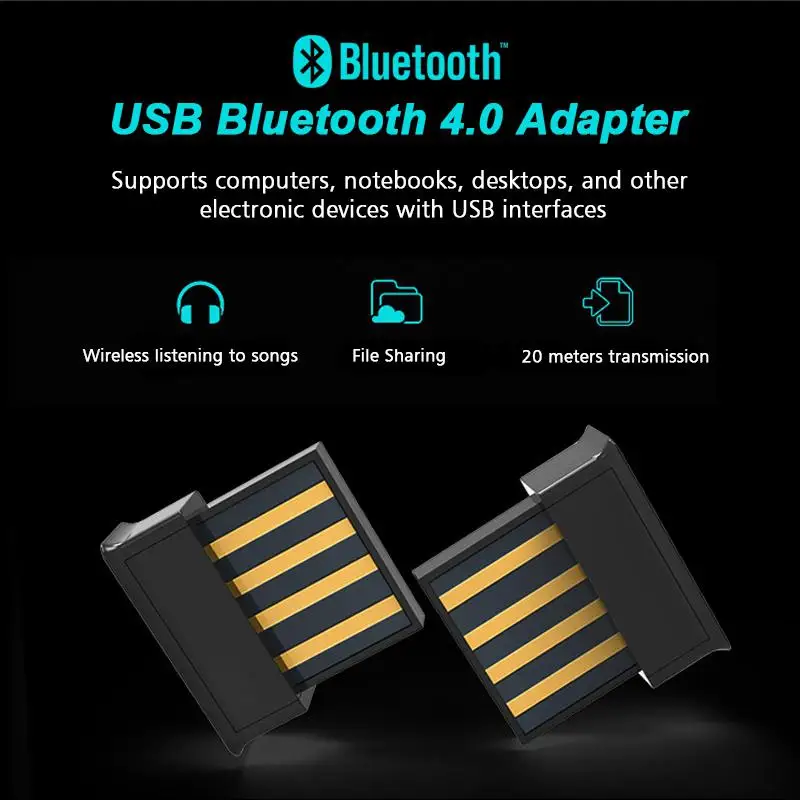 Bluetooth адаптер Mini Bluetooth 4,0 приемник bluetooth-заглушки Поддержка Winows Linux Vista Mac OS для ноутбука планшеты PC r20