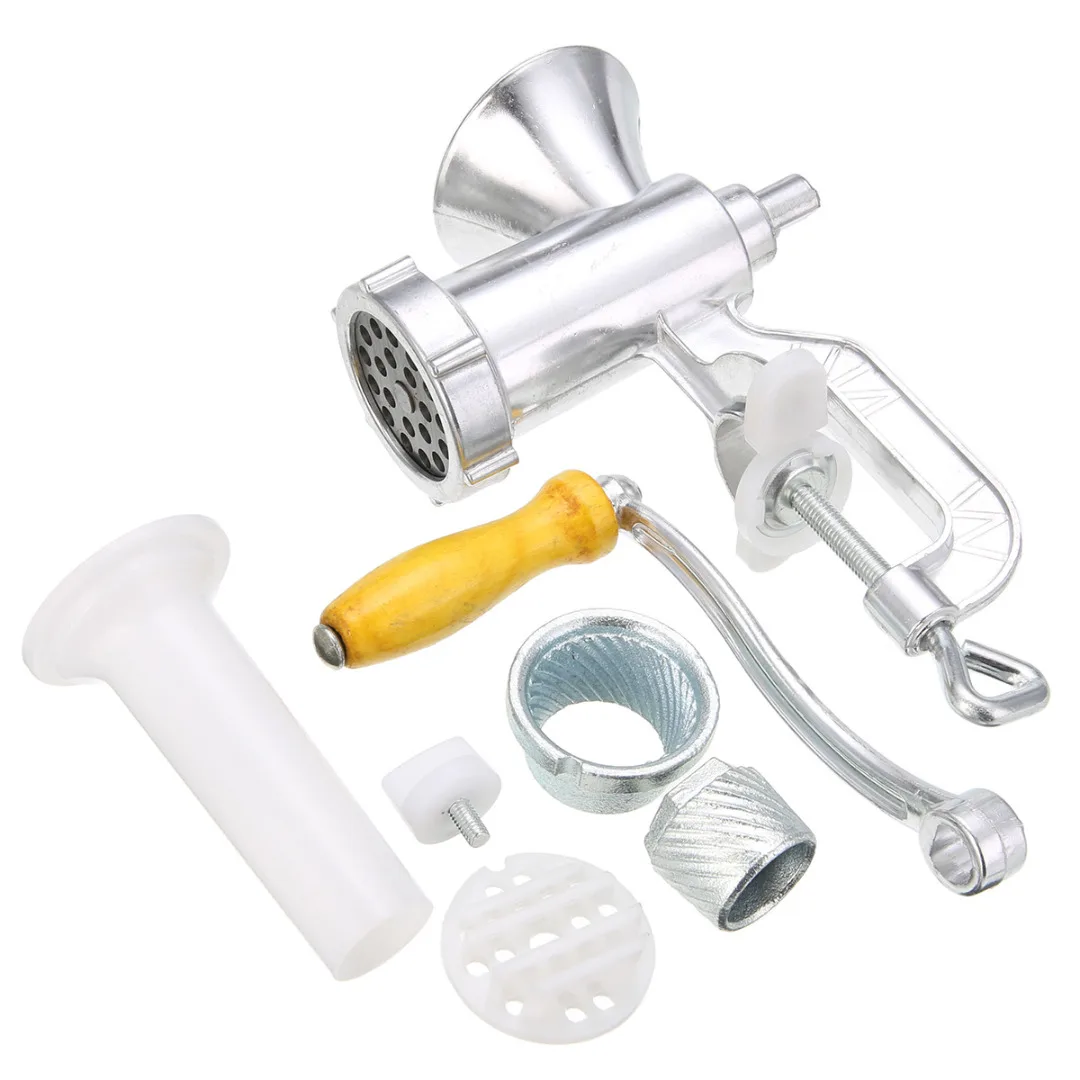 

Manual Mincer Meat Grinder Maker Hand Operated Beef Sausage Maker Kitchen Tool Gadget