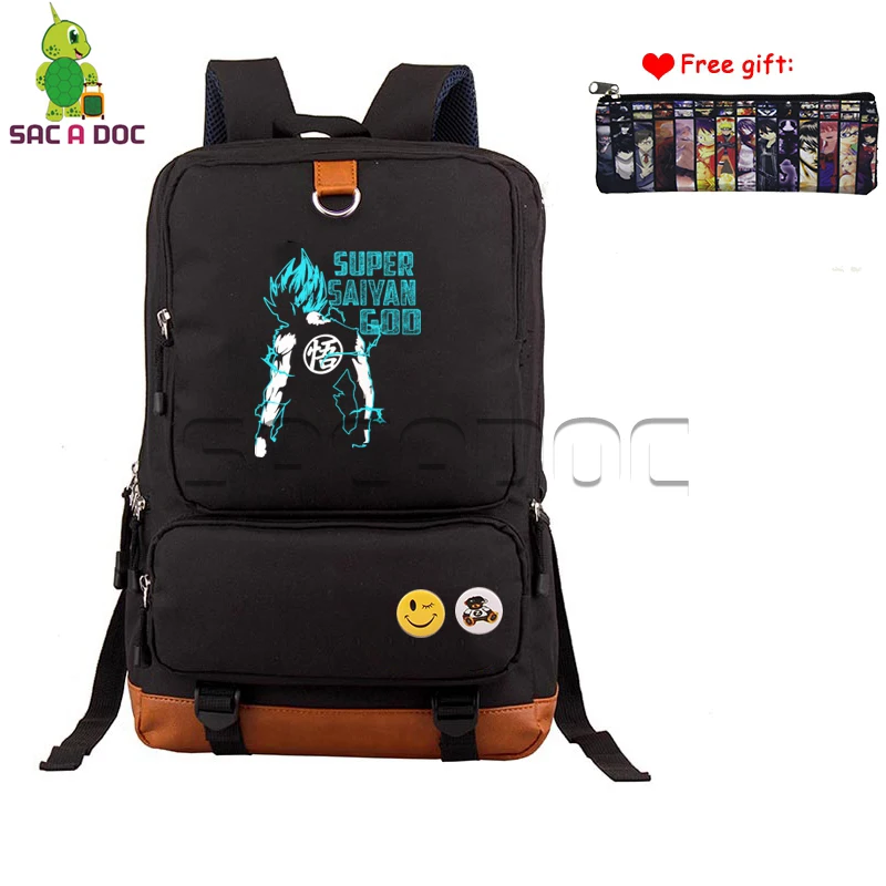 

Anime Dragon Ball Z Backpack Women Men Computer Backpack Super Saiyan Goku School Bags Daily Backpack Travel Ruckack Case Gift