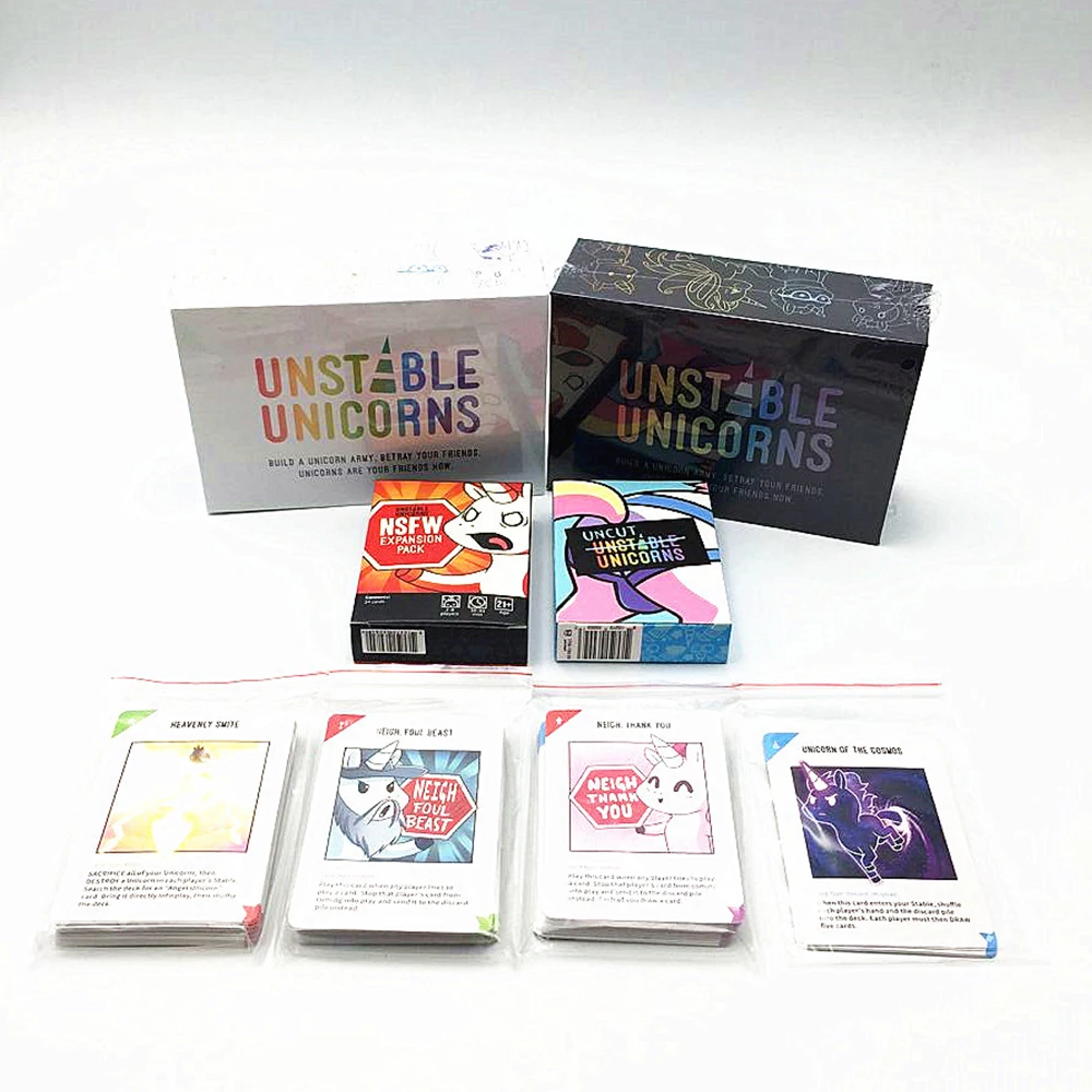 

Best Quality Unstable Unicorns Board Game Card Game for Ages 14+