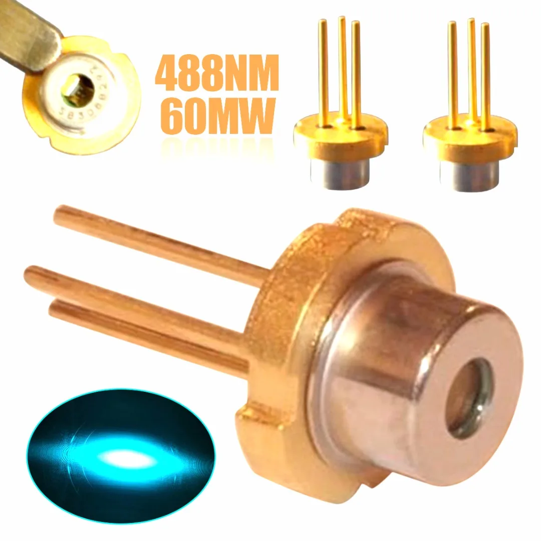 

488nm60mw Sky Blue Laser Diode 50mw Laser Diode Single Mode Lighting Effect Without PD
