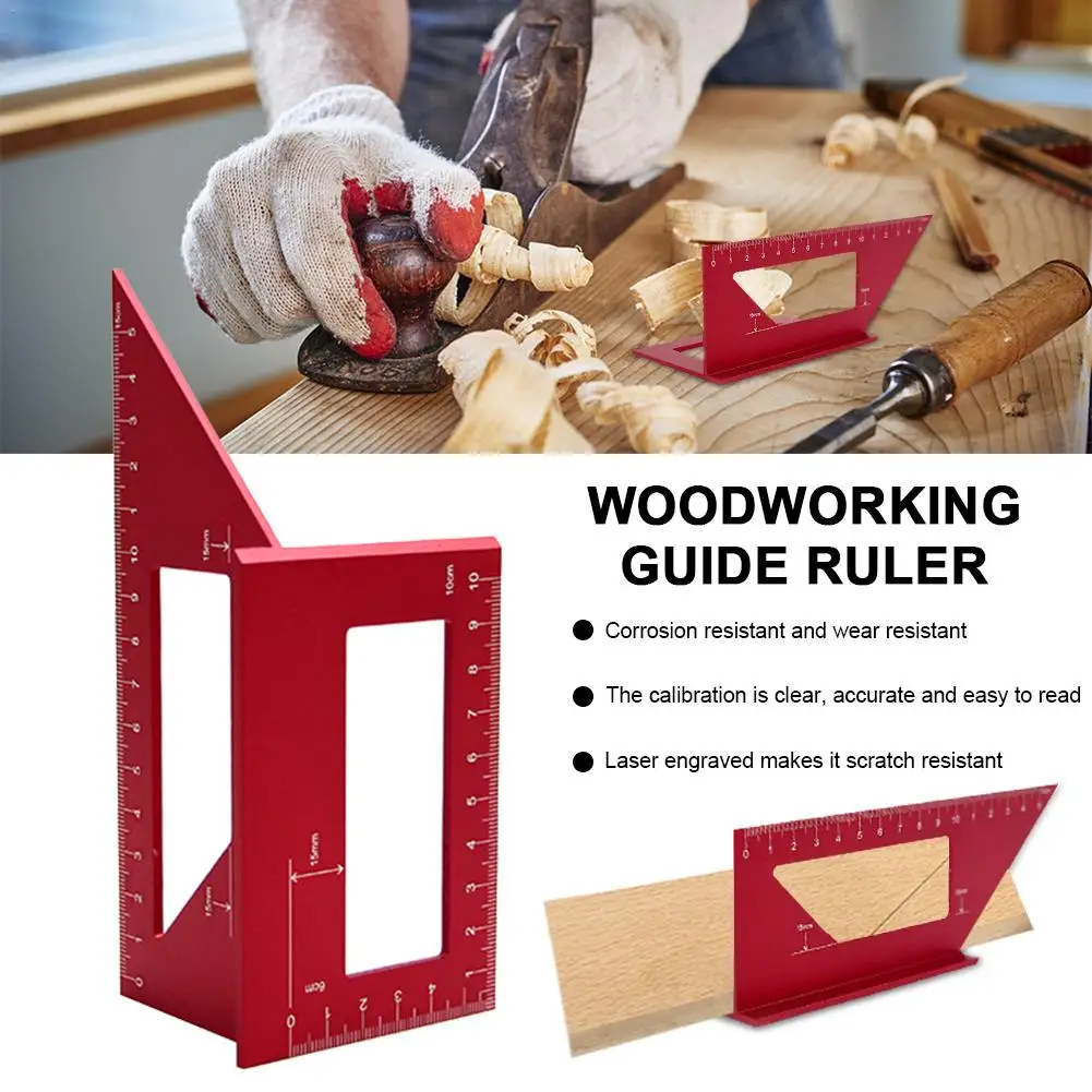 

Guide Ruler Scriber Circular Saw Guide Electric Cutting Machine Foot Triangle Governor Protractor Tool Woodworking Locator Tools